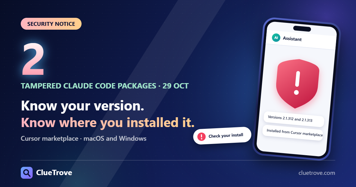 Cursor Claude Code Extension Incident: Who Is Affected